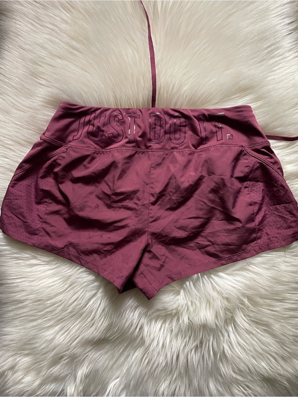 Nike Women's Maroon Athletic Shorts